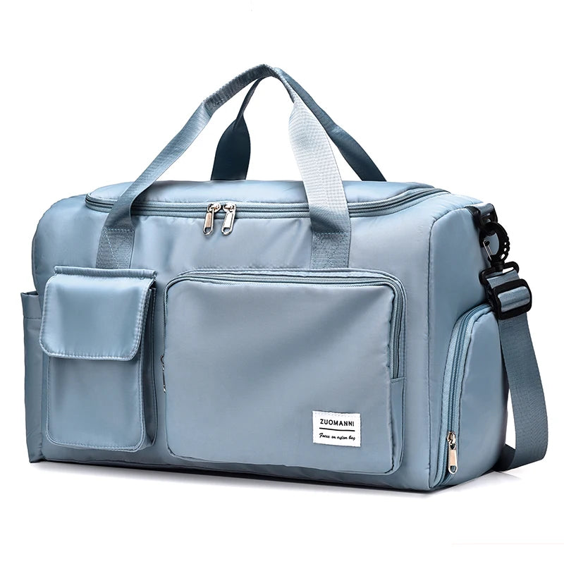 Large Capacity Weekender Travel Bag for Women | Carry-On Duffle with Shoe Compartment
