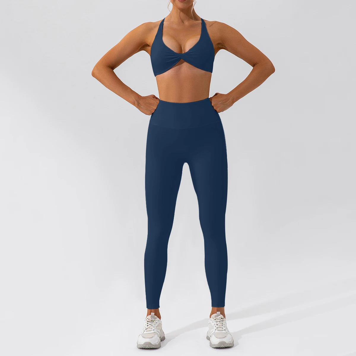 Piece Seamless Yoga Set | Long Sleeve Top + Leggings | Quick-Dry Workout Outfit