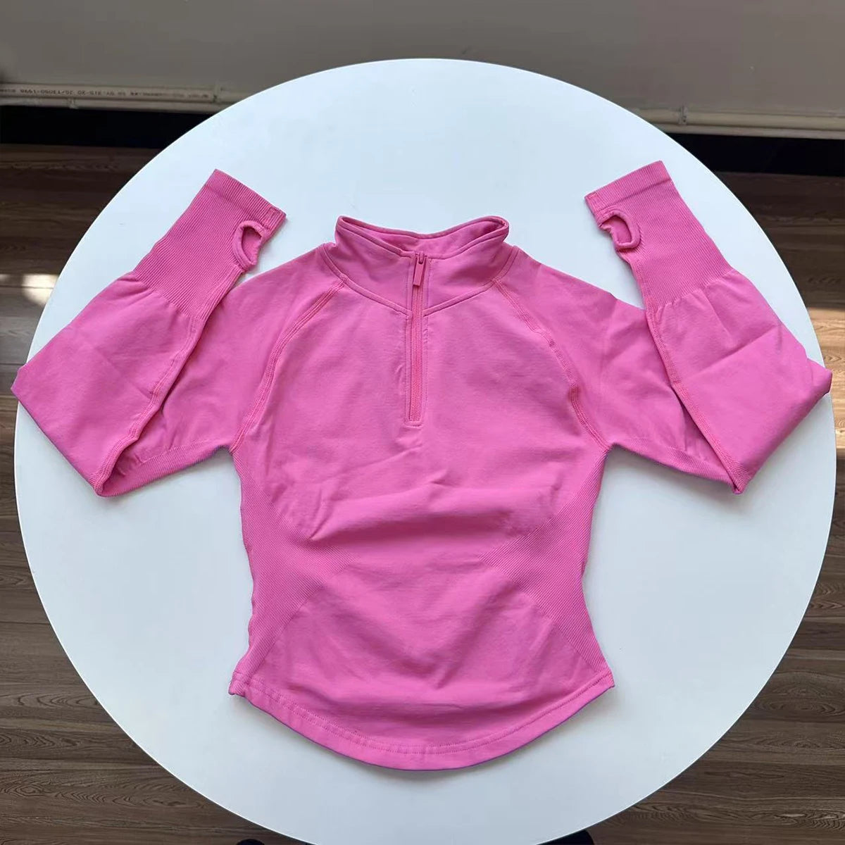 SoftSculpt Half-Zip Training Jacket | Long Sleeve Stretch Fit