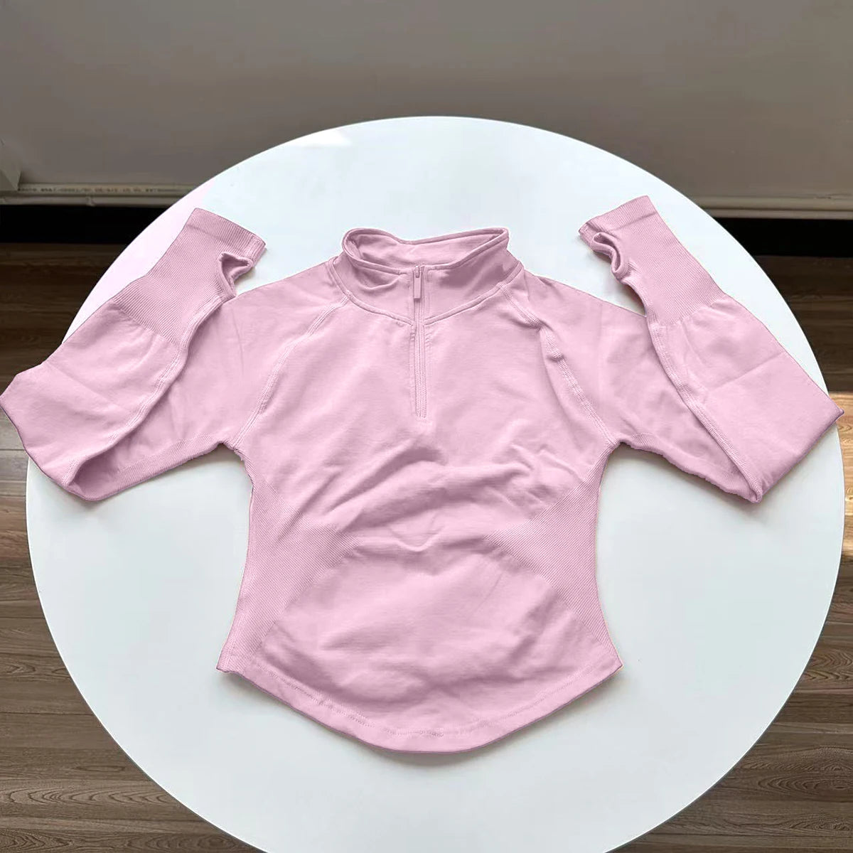 SoftSculpt Half-Zip Training Jacket | Long Sleeve Stretch Fit