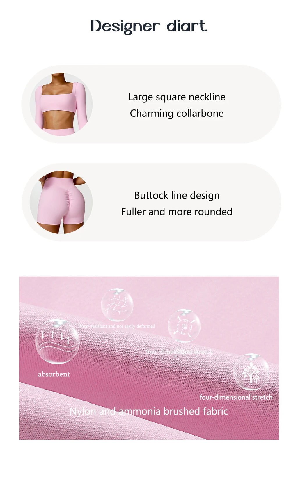 Piece Seamless Yoga Set | Long Sleeve Top + Leggings | Quick-Dry Workout Outfit