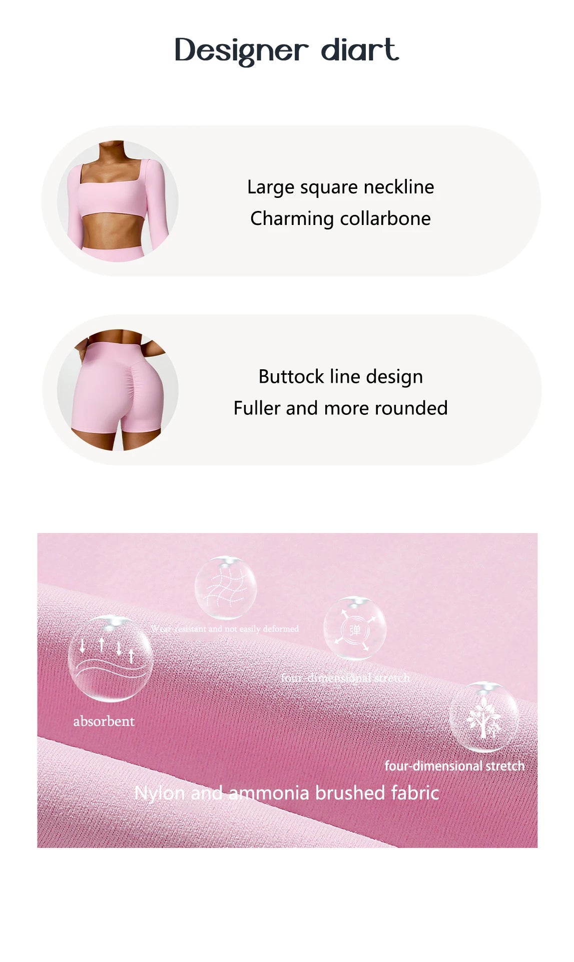 Piece Seamless Yoga Set | Long Sleeve Top + Leggings | Quick-Dry Workout Outfit