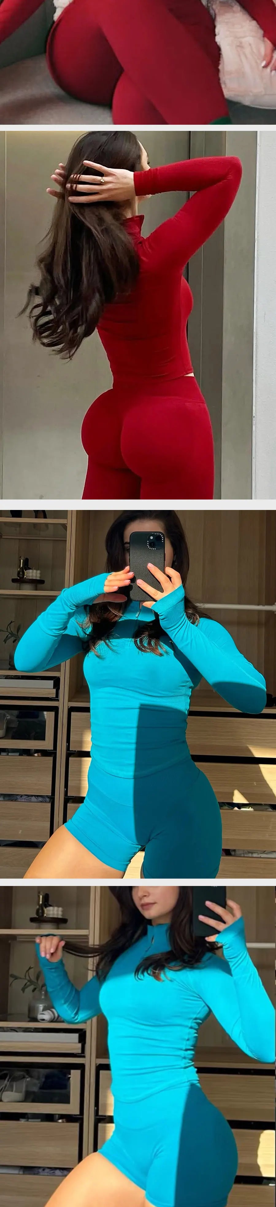 SoftSculpt Half-Zip Training Jacket | Long Sleeve Stretch Fit