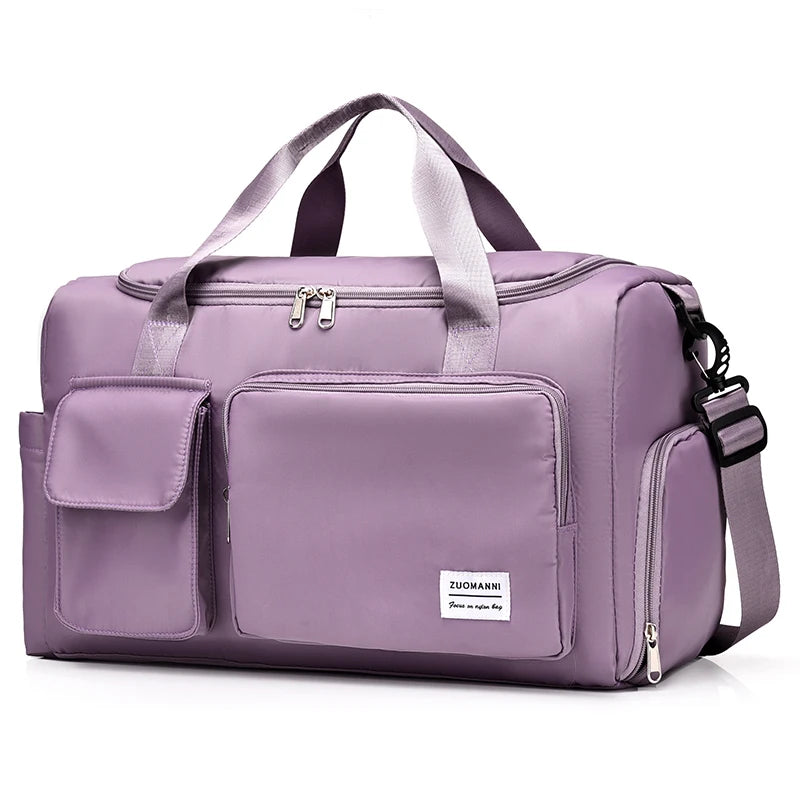Large Capacity Weekender Travel Bag for Women | Carry-On Duffle with Shoe Compartment